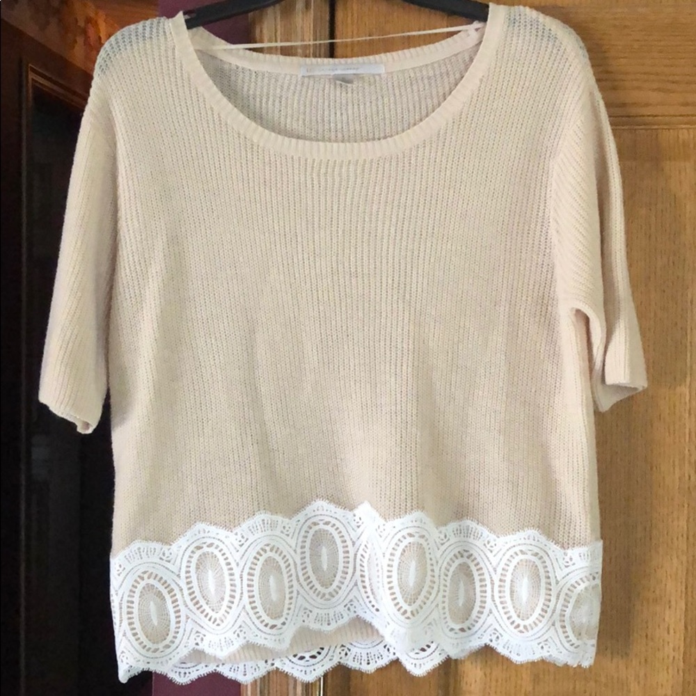 LC Lauren Conrad lace sweater